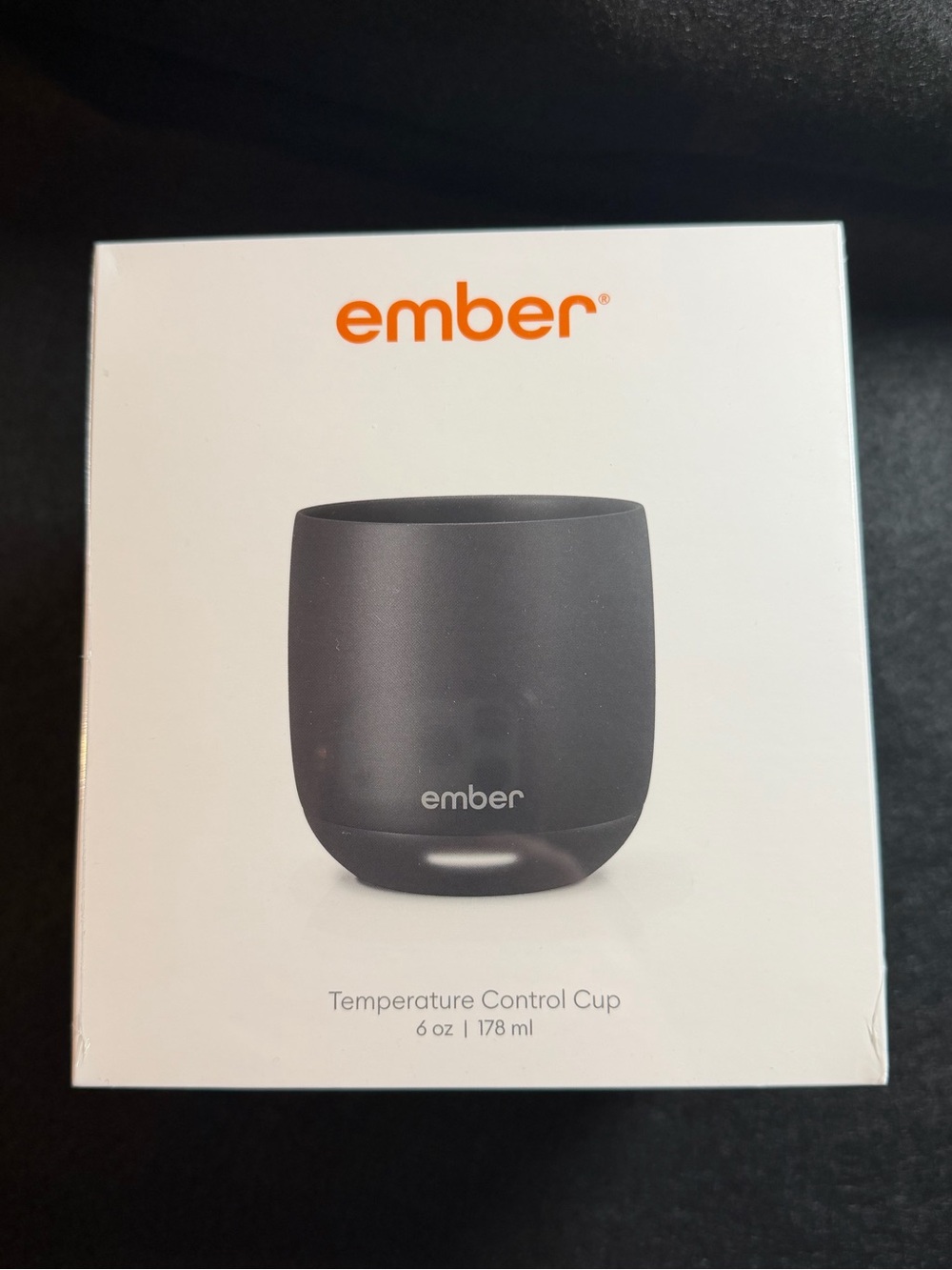 Ember Temperature Control Cup - Black 6 oz.